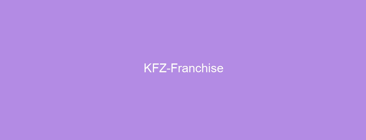 KFZ-Franchise